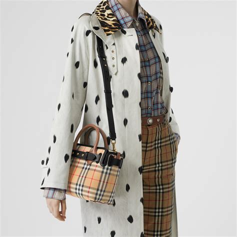 burberry small vintage check triple stud belt bag|Burberry Small Vintage Check Triple Stud Belt Bag .